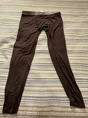 32 Degrees Men's Black Thermal Base Layer Long Johns